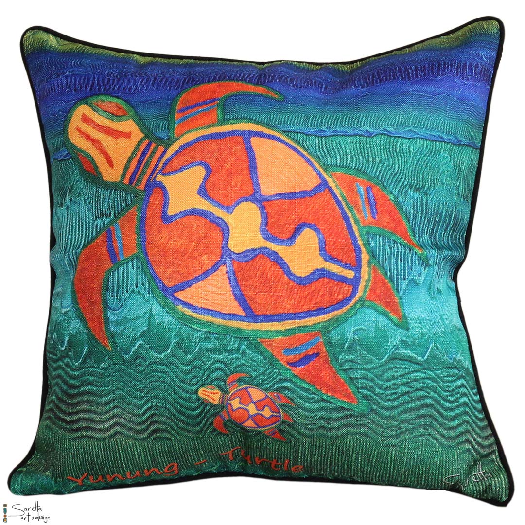 Cushion Cover - Totem Yunung Turtle