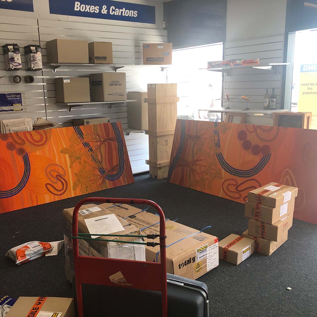 Ngaliinba Yapung – Shared Journey for Winc Australia - Saretta Art & Design