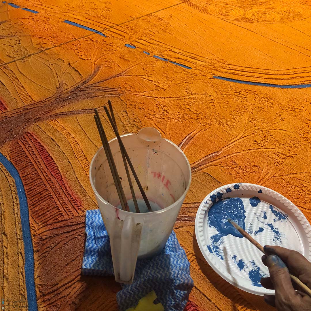 Ngaliinba Yapung – Shared Journey for Winc Australia - Saretta Art & Design