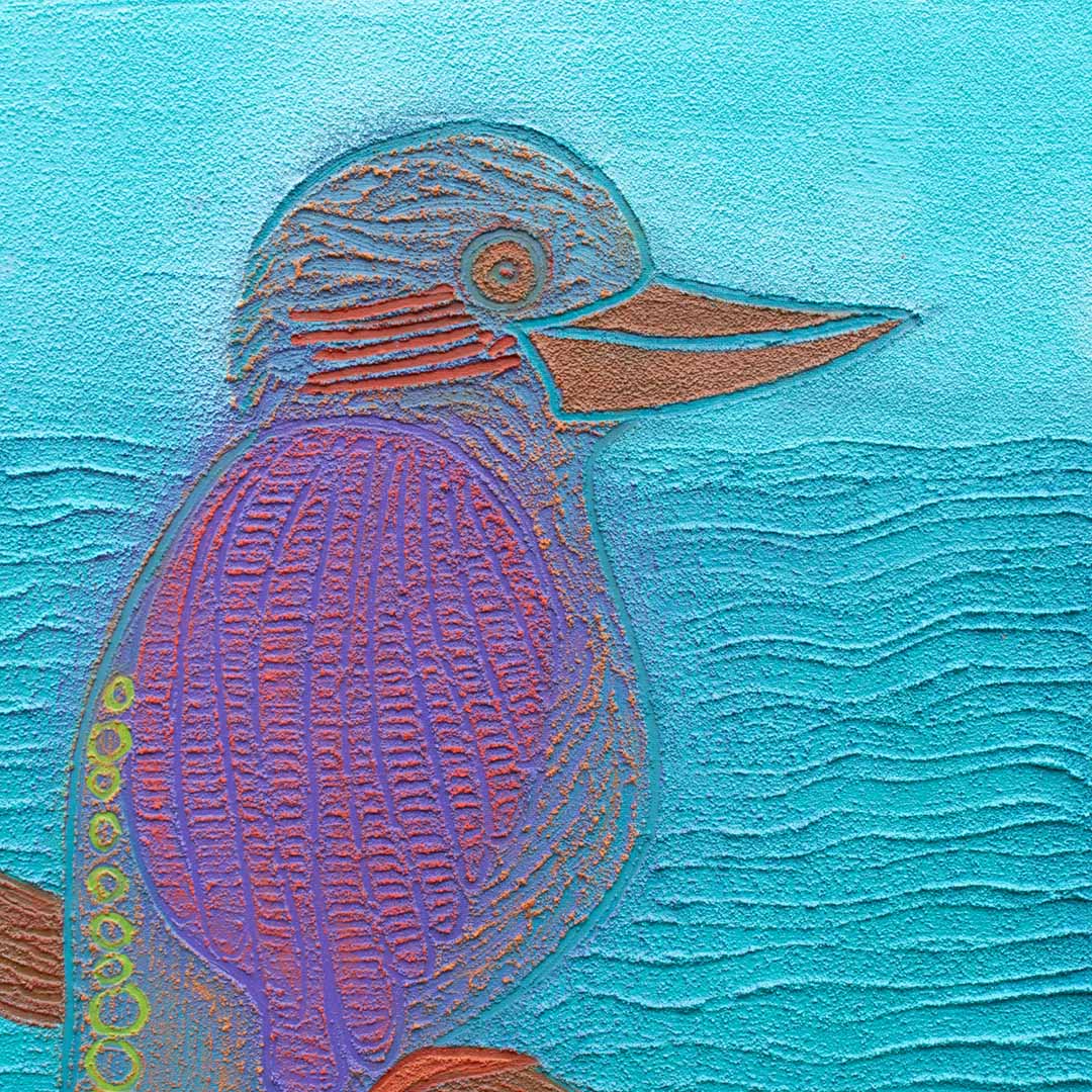 Canvas Print Wirikada - Kookaburra - Saretta Art & Design