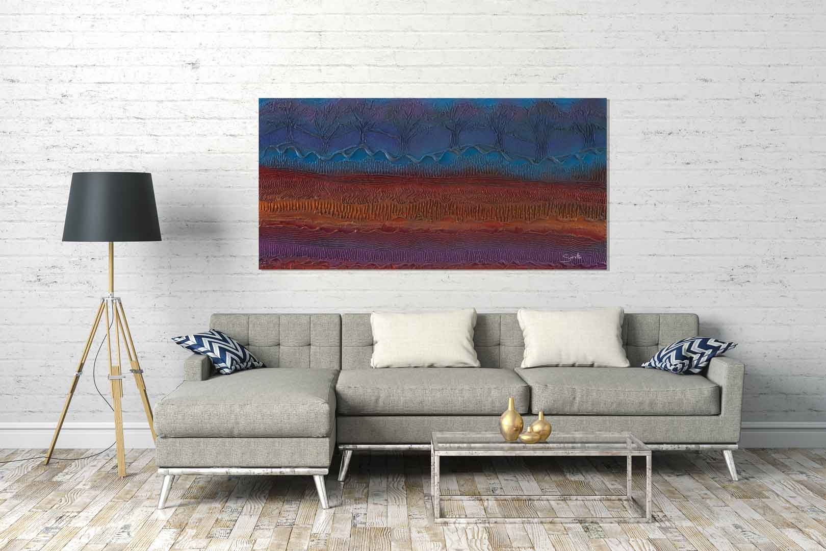 Canvas Print - Wollombi Parai Country - Saretta Art & Design