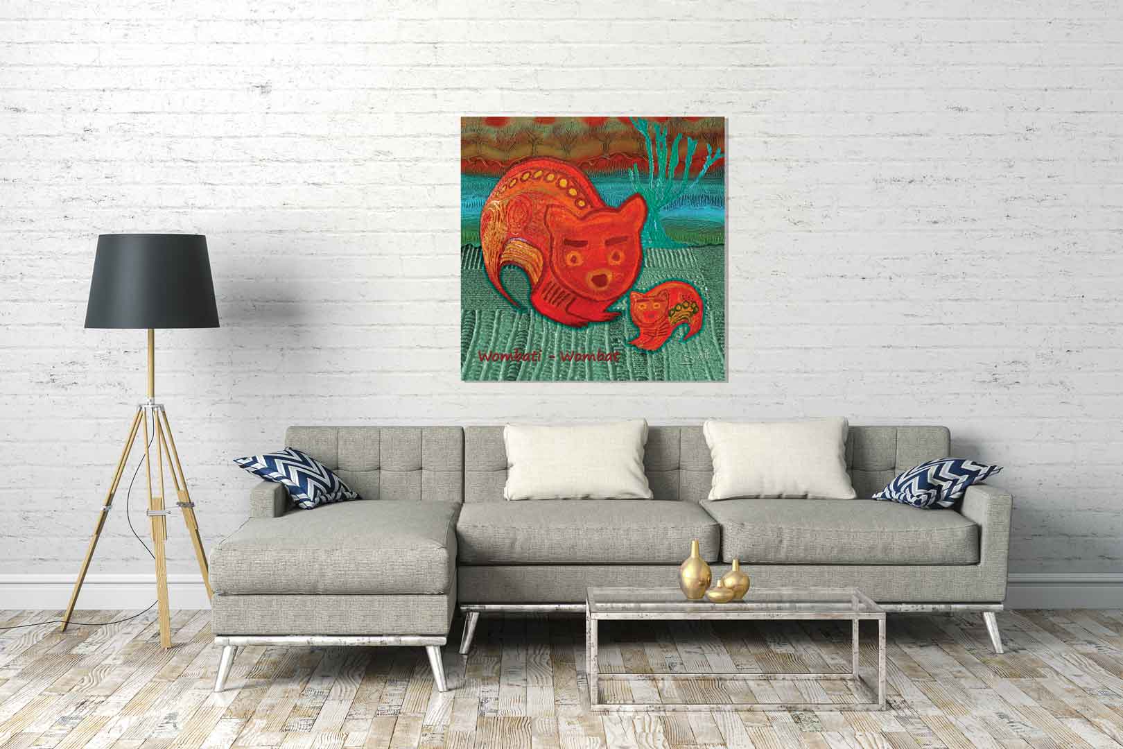 Canvas Print - Totem Wombati Wombat