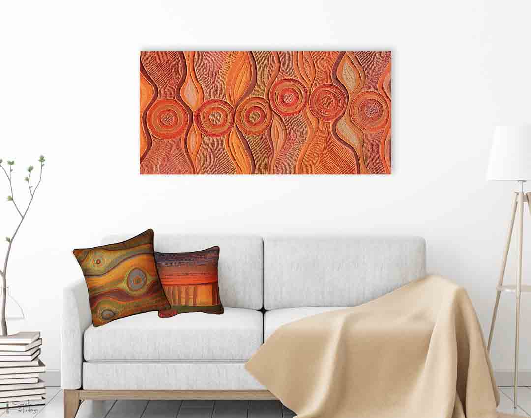 Nukang Puwama - Woman Gather series 3 - Saretta Art & Design