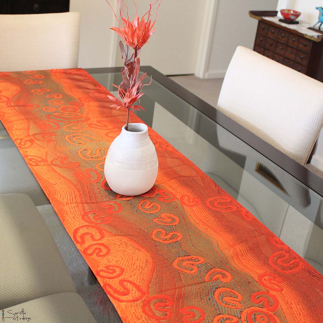 Table/Bed Runner - Yapug - Pathway - Saretta Art & Design
