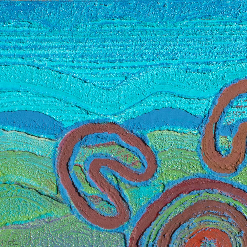 Yarnteen Yamuloong Awaba – All Come Together on Lake Macquarie - Saretta Art & Design