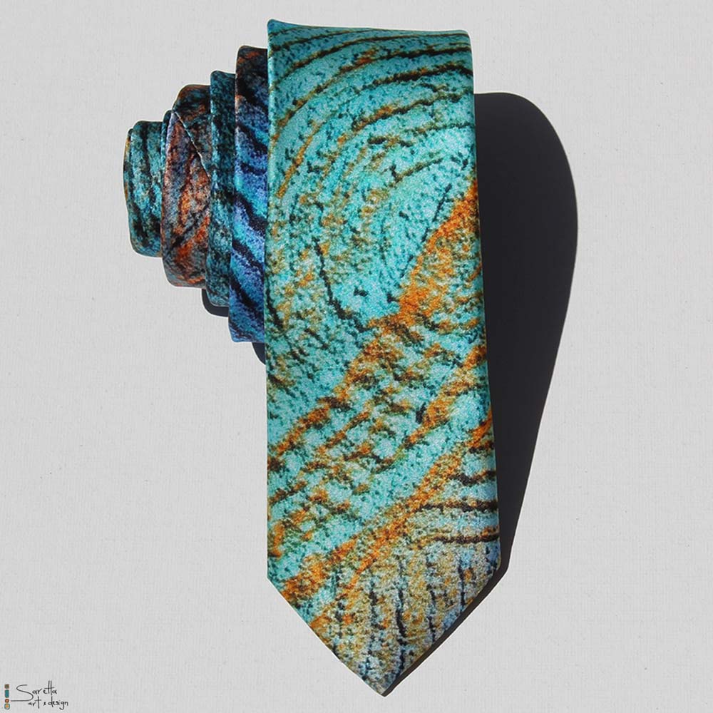 Men's Tie - Yutiliko - Guide - Saretta Art & Design