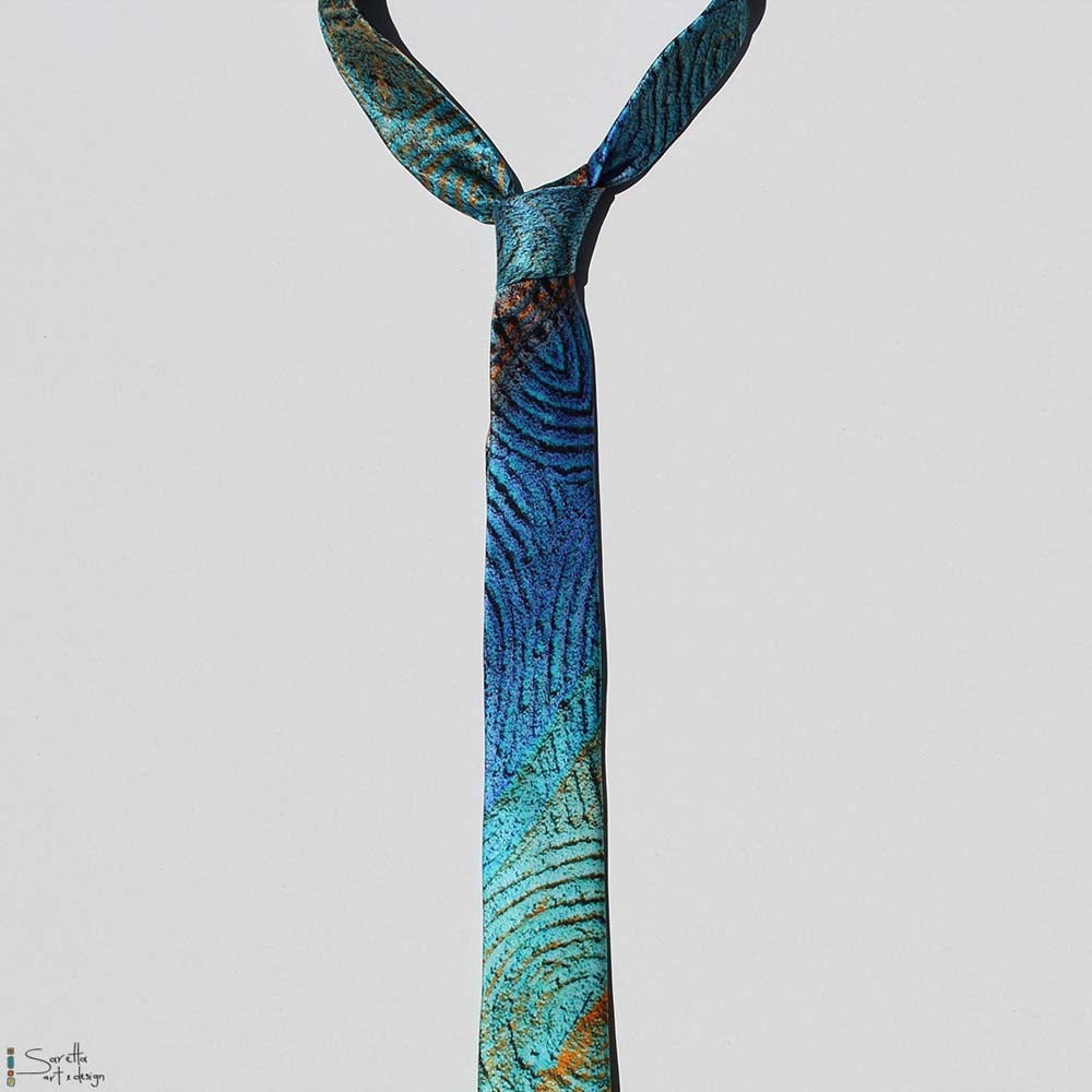 Men's Tie - Yutiliko - Guide - Saretta Art & Design