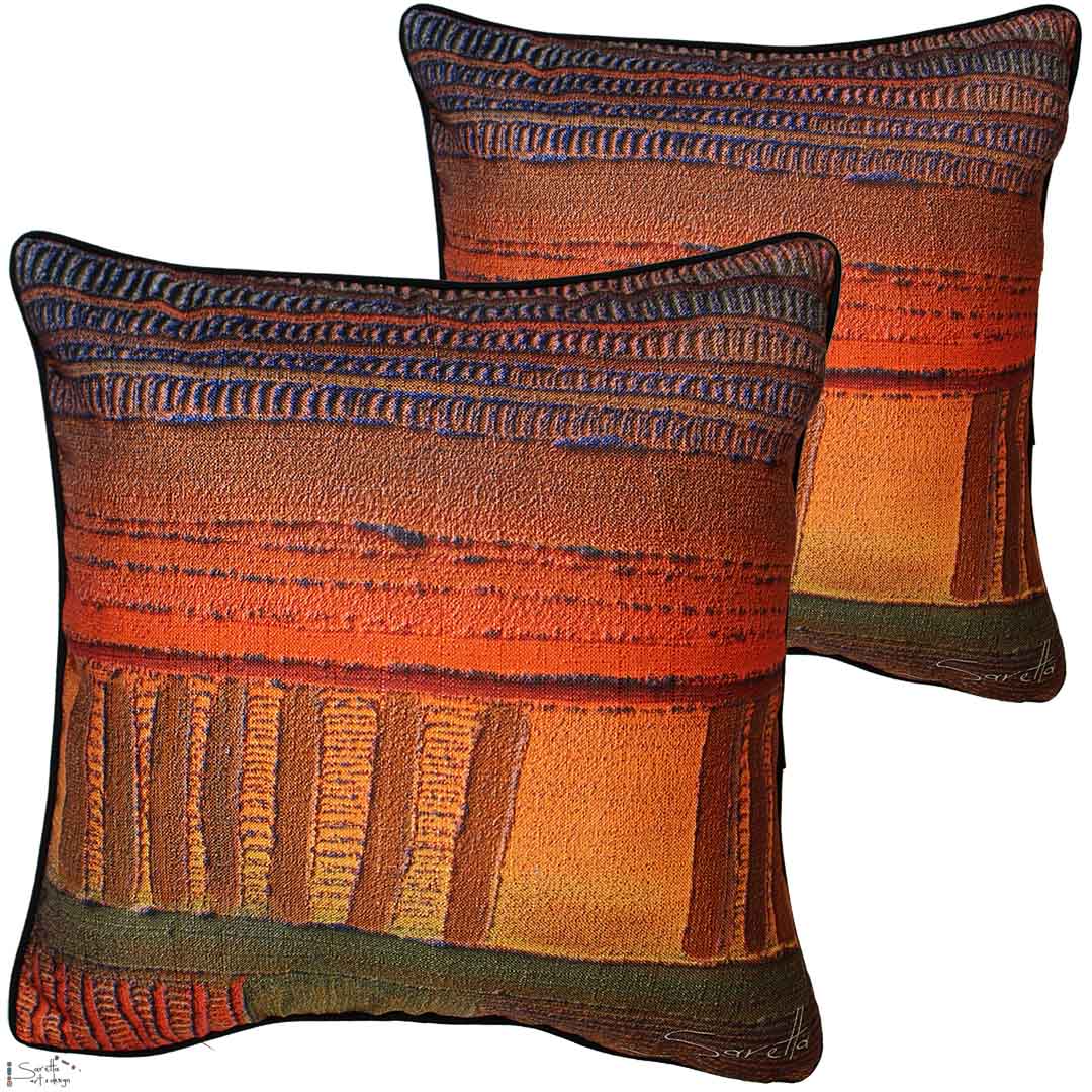 Cushion Cover - Borii Parai - Saretta Art & Design