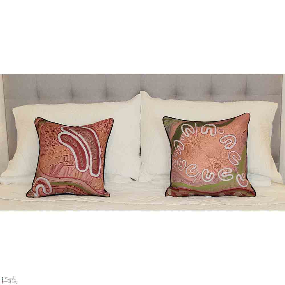 Cushion Cover - Ngarokal – Elder - Saretta Art & Design