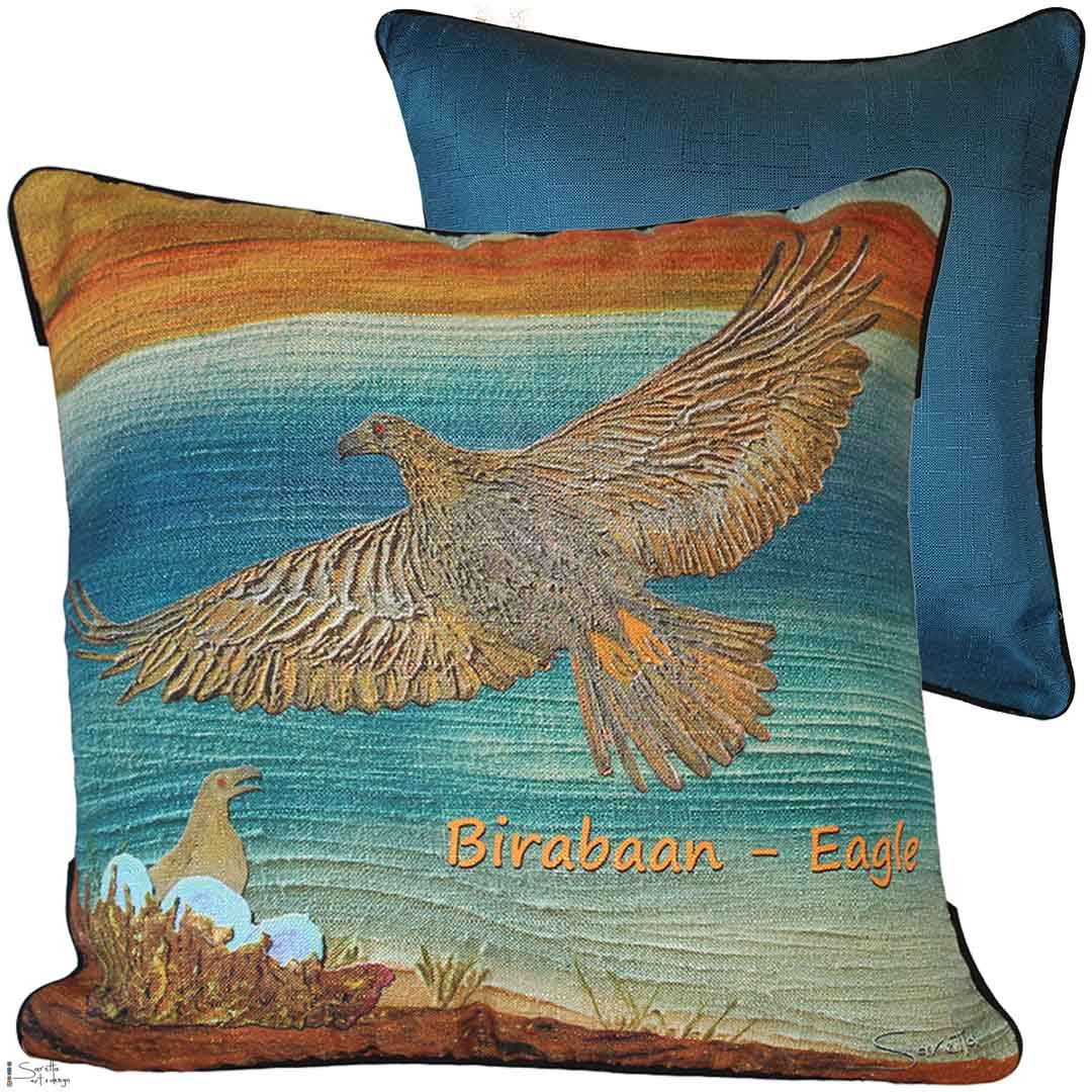 Cushion Cover - Totem Birabaan Eagle - Saretta Art & Design