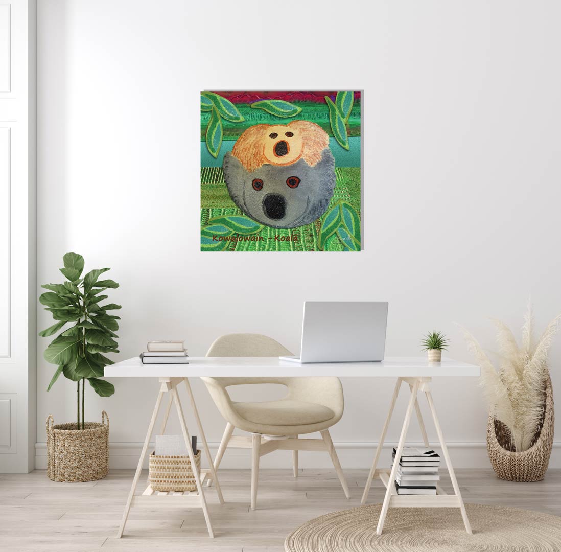 Canvas Print - Totem Kowalowain Koala - Saretta Art & Design