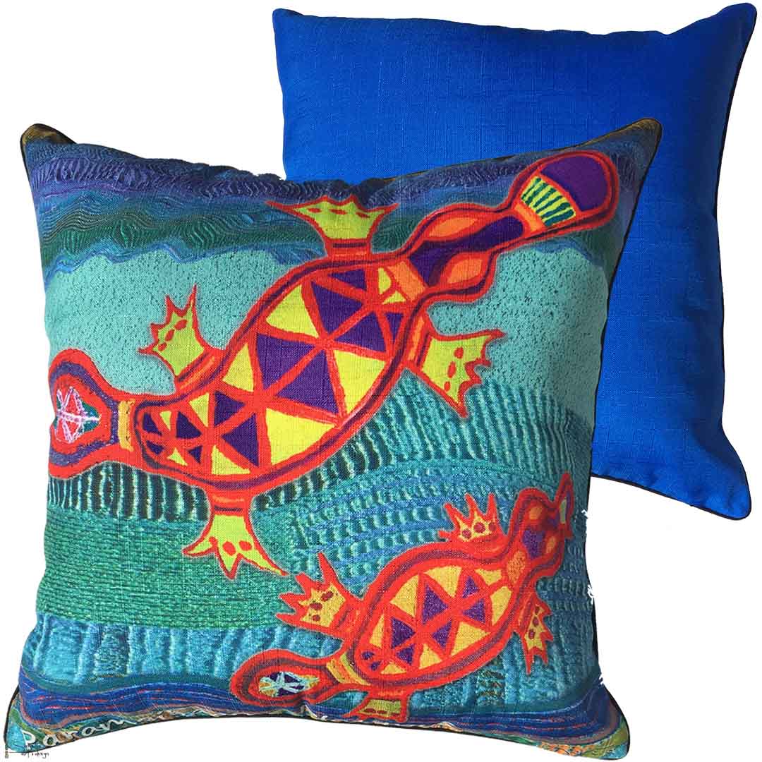 Cushion Cover - Totem Paramaibaan Platypus - Saretta Art & Design