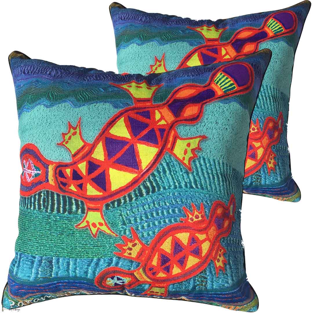 Cushion Cover - Totem Paramaibaan Platypus - Saretta Art & Design