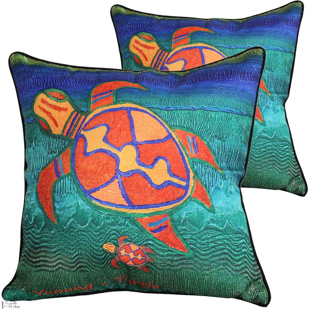 Cushion Cover - Totem Yunung Turtle